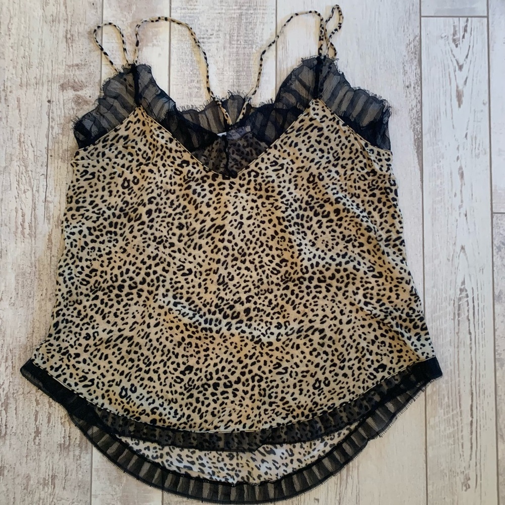 REPLAY Strap Top with Lace